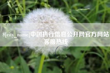 磐石中国执行信息公开网官方网站客服热线