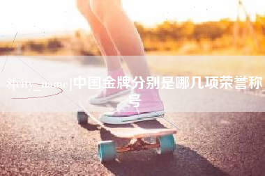 磐石中国金牌分别是哪几项荣誉称号