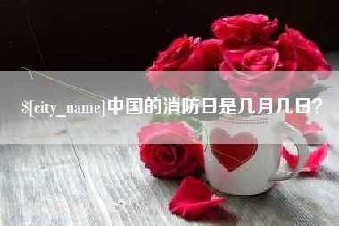 磐石中国的消防日是几月几日？