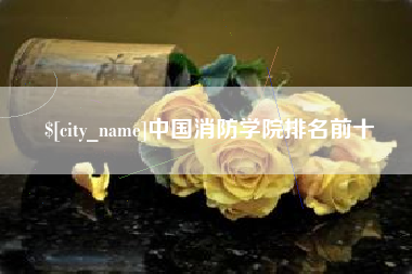 磐石中国消防学院排名前十
