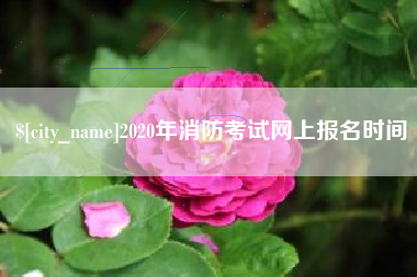 磐石2020年消防考试网上报名时间