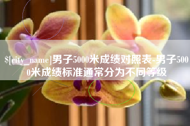 磐石男子5000米成绩对照表-男子5000米成绩标准通常分为不同等级
