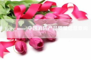 磐石中国消防产品质量信息查询