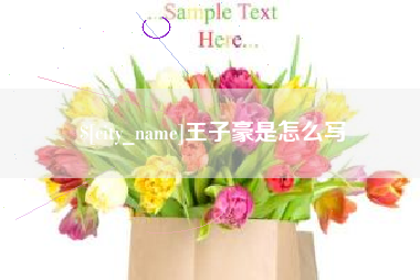 磐石王子豪是怎么写