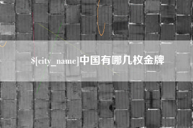 磐石中国有哪几枚金牌