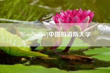 磐石中国的消防大学