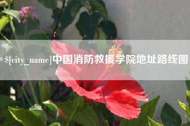 磐石中国消防救援学院地址路线图