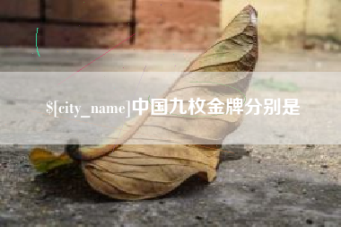 磐石中国九枚金牌分别是