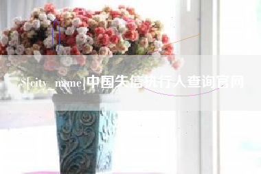 磐石中国失信执行人查询官网