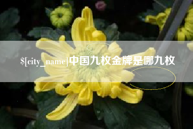 磐石中国九枚金牌是哪九枚