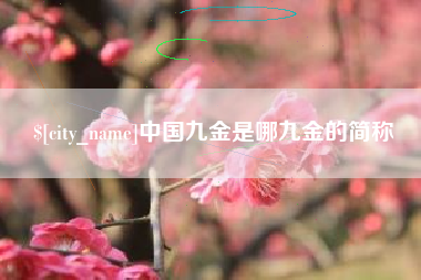 磐石中国九金是哪九金的简称