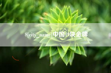 磐石中国19块金牌