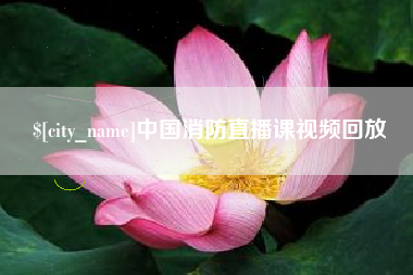 磐石中国消防直播课视频回放