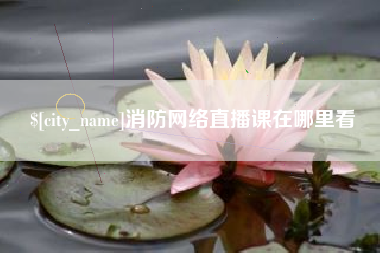 磐石消防网络直播课在哪里看