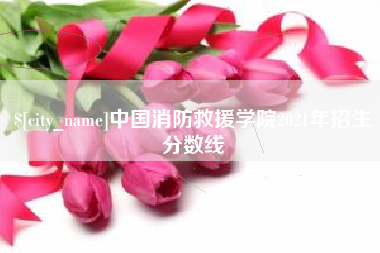 磐石中国消防救援学院2021年招生分数线