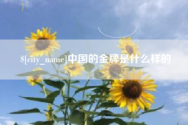 磐石中国的金牌是什么样的